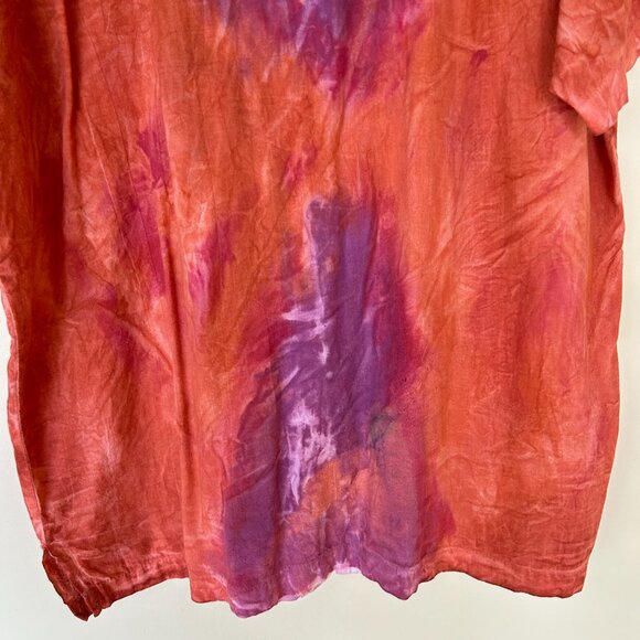 Hand-painted Cotton Short-Sleeve Shirt, Unisex, by Sloop Jones - Picture 9 of 10